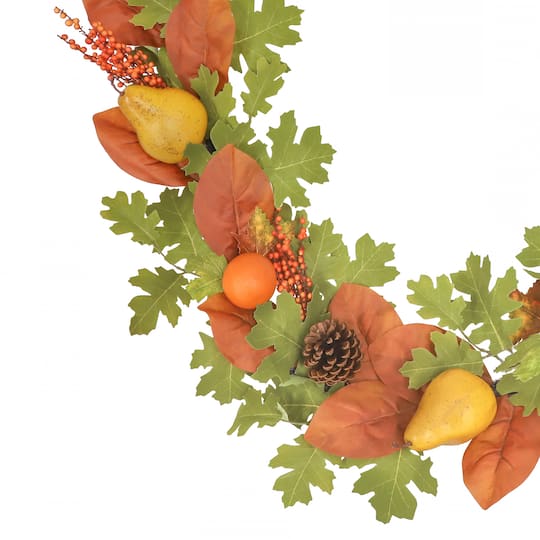 6ft. Fall Fruit & Leaves Mix Garland by Ashland®